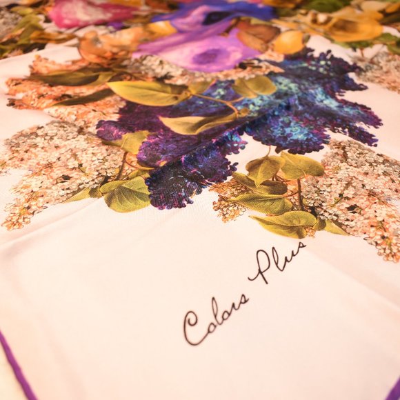 % 100 Twill Scarf Women - Picture 3 of 9